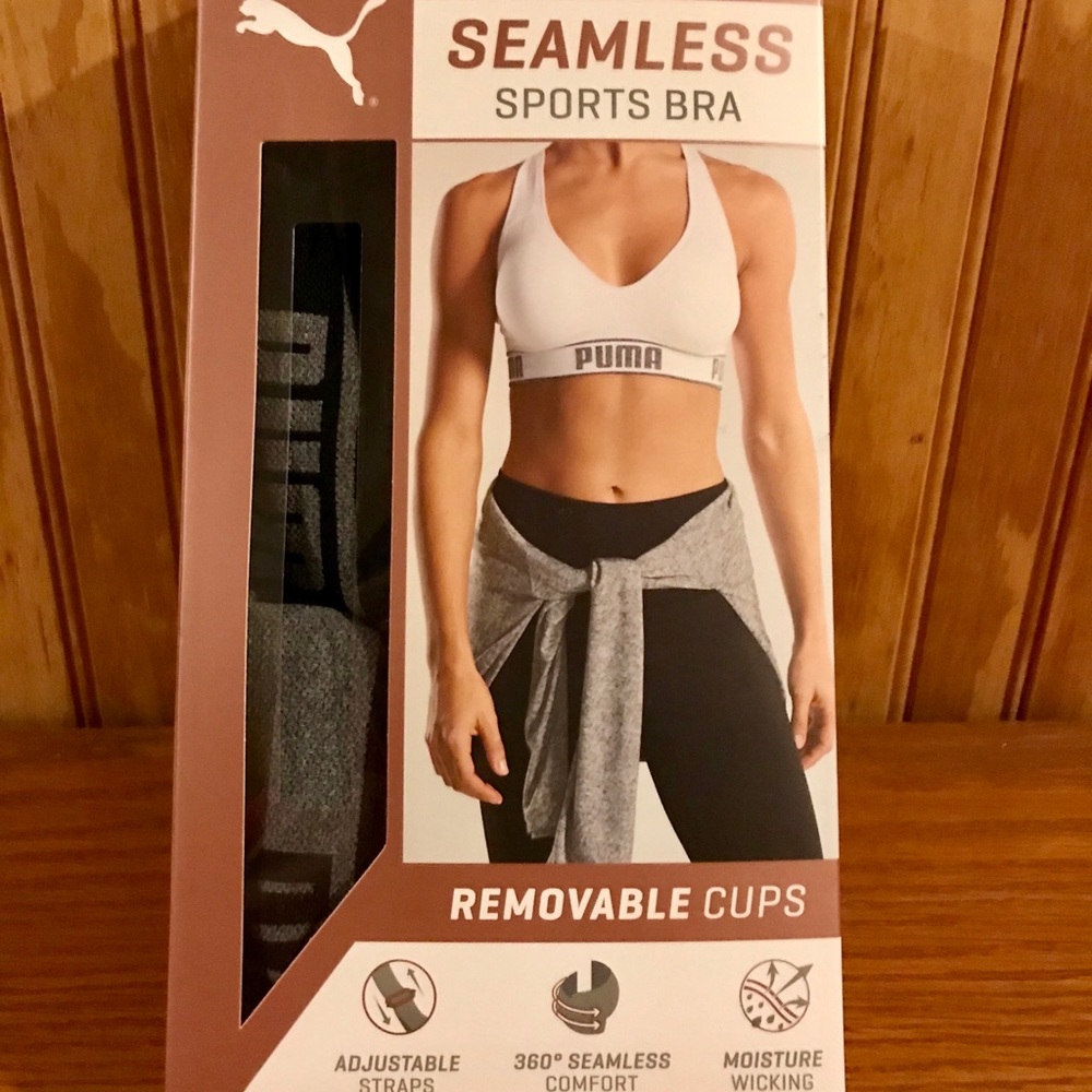 PUMA seamless sports bra (2-pack). Sz. Large